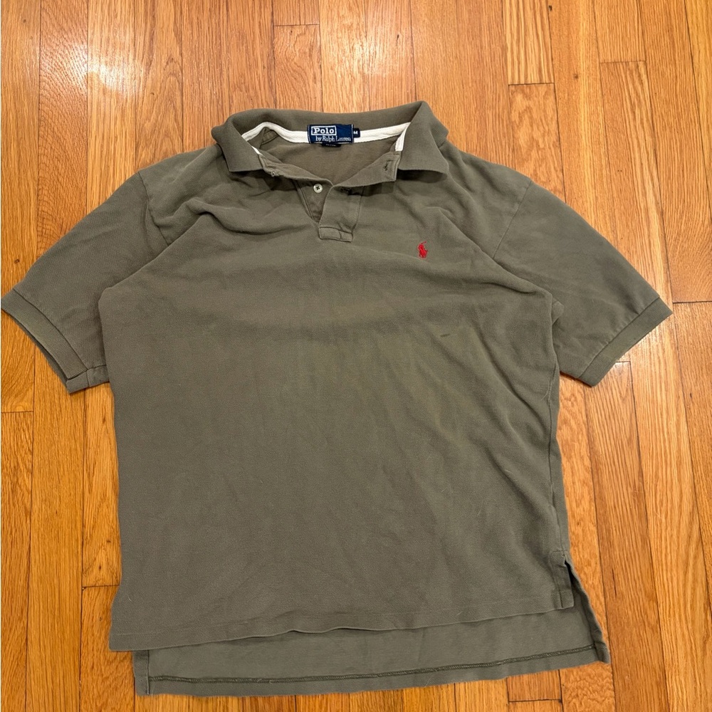 Made in USA Ralph Lauren Men's Dark Green Polo Shirt